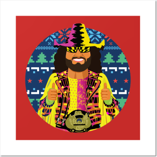 Macho Man Christmas Posters and Art